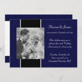 Foto 50ste huwelijksverjaardagsfeest kaart (Voorkant / Achterkant)