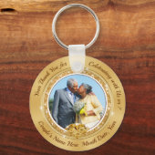 Foto 50th Wedding Jubileum Giveaways Favors Sleutelhanger (Voorkant)