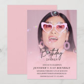 Foto 51e verjaardag uitnodigingen Verjaardagsdiner (Voorkant / Achterkant)