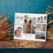 Foto 5 Collage Looptijd met jou | wit Fotoplaat (Zijkant)