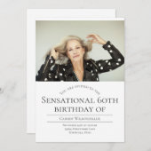 Foto 60e verjaardag kaart (Voorkant / Achterkant)