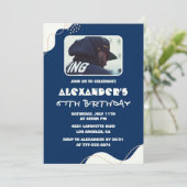 Foto 67e verjaardag uitnodigingen Mannen Eenvoudig (Staand voorkant)