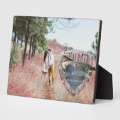 Foto 6th Wedding Jubileum Iron Heart Emblem Fotoplaat (Zijkant)