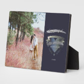 Foto 6th Wedding Jubileum Iron Heart Emblem Fotoplaat (Zijkant)