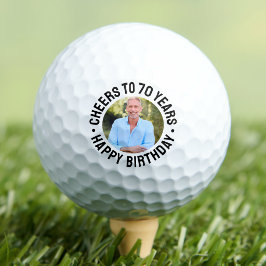 Foto 70e verjaardag golfballen