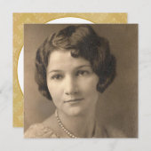 Foto 80e verjaardag uitnodiging (Voorkant / Achterkant)