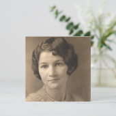 Foto 80e verjaardag uitnodiging (Staand voorkant)