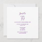 Foto 90e verjaardag hallo 90 kaart (Achterkant)