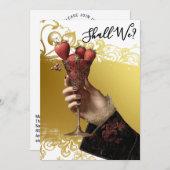 *~* FOTO A101 Cocktail Versierd 1 AFGRADUATIEFEEST Kaart (Voorkant / Achterkant)