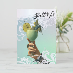 *~* FOTO A101 Sierlijke Cocktail 2 DE VRIJGEZELLIN Kaart