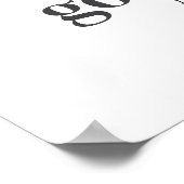 Foto-aandenken voor de peetmoeder poster (Hoek)