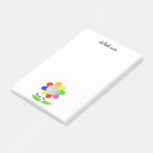 foto aangepast Bedankt bloem Post-it® Notes (Schuin)
