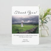 Foto Aangepast bedankt creditcard (Staand voorkant)