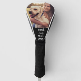 Foto Aangepast beste hond ooit zwart Golfheadcover