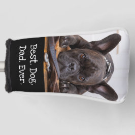 Foto Aangepast beste hond vader ooit zwart Golfheadcover