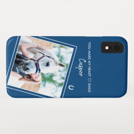 Foto aangepast paard Case-Mate iPhone case (Achterkant (horizontaal))