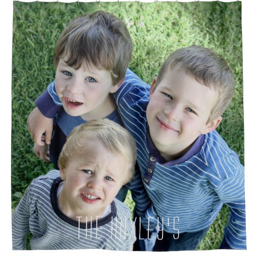 Foto aangepast Shower Curtain Douchegordijn (Voorkant)