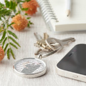 Foto Aangepast Sleutelhanger voor Silver Weddensch (Zijkant)