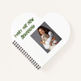 Foto aangepast - Start het nieuwe begin Notitieboek