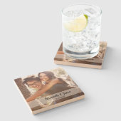 Foto aangepast stenen onderzetter (Zijkant)