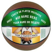 Foto Aangepaste Basketball voor coach of spelers Basketbal (Voorkant)