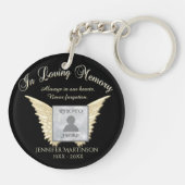 Foto Aangepaste gedenkwaardige acryl Sleutelhanger (Achterkant)