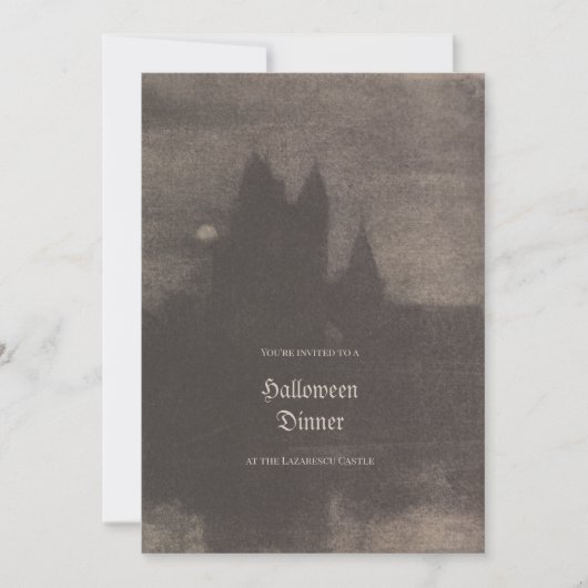  foto Aangepaste Halloween Party Invitation Feestdagenkaart (Voorkant)