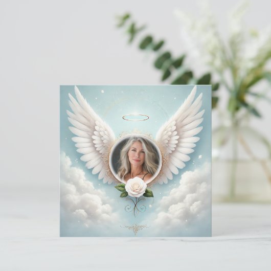 Foto aangepaste herinneringen toevoegen kaart (Staand voorkant)