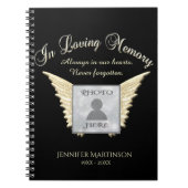 Foto aangepaste herinneringen toevoegen notitieboek (Voorkant)