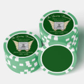 Foto aangepaste herinneringen toevoegen poker chips (Opstapeling)
