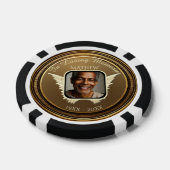 Foto aangepaste herinneringen toevoegen poker chips (Enkel)
