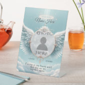 Foto aangepaste herinneringen toevoegen reclamebord met voetstuk (Insitu)