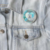 Foto aangepaste herinneringen toevoegen ronde button 5,7 cm (In situ)