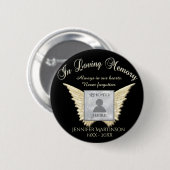 Foto aangepaste herinneringen toevoegen ronde button 5,7 cm (Voorkant /achterkant)