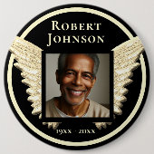 Foto aangepaste herinneringen toevoegen ronde button 6,0 cm (Voorkant)