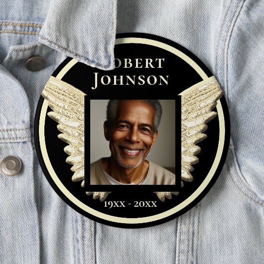 Foto aangepaste herinneringen toevoegen ronde button 6,0 cm (In situ)