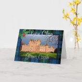 Foto Aangepaste Lyon Schotse Clan Glamis Castle Xm Kaart (Gele Bloem)