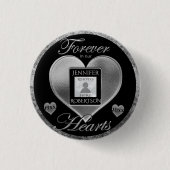 Foto aangepaste Memorial-Button toevoegen Ronde Button 3,2 Cm (Voorkant)