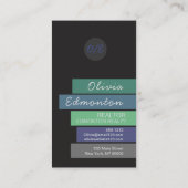 Foto Aangepaste Sjabloon Minimalistische professio Visitekaartje (Achterkant)