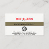 Foto Aangepaste Sjabloon Visitekaartje invoegen (Achterkant)