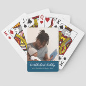 Foto Aangepaste werelden Beste vaders Dag Pokerkaarten (Achterkant)