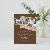 FOTO Aankondiging Feest na de Stille Trouw Briefkaart (Staand voorkant)