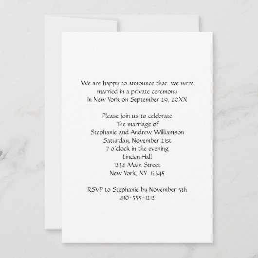 Foto Aankondiging van persoonlijke weddenschappen (Achterkant)