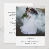 Foto Aankondiging van persoonlijke weddenschappen (Voorkant / Achterkant)