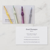 Foto aanpasbare visitekaartjes met haakhaken (Voorkant / Achterkant)