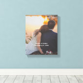 Foto Aanpassen Aanpassen Weddenschappen aanpassen Canvas Afdruk (Insitu (Houten vloer))