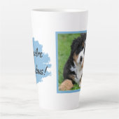 Foto aanpassen "Je bent geweldig" Latte Mok (Voorkant)