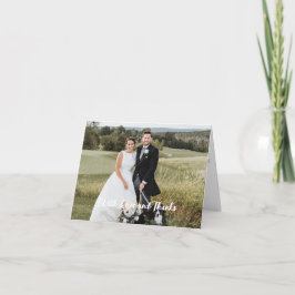 Foto aanpassen Personaliseer Trouw Trouwkaart Bedankkaart