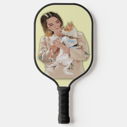 Foto aanpassen pickleball paddle (Voorkant)