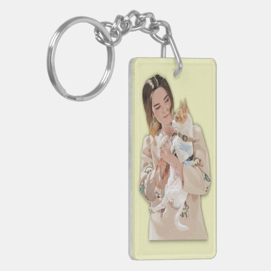 Foto aanpassen sleutelhanger (Voorkant Links)